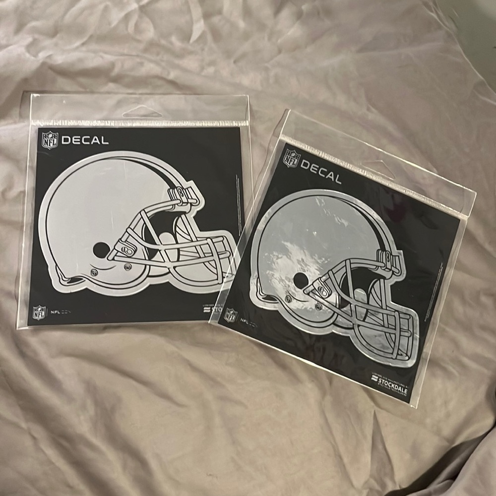Cleveland Browns metallic 6” decal 2 for $10